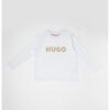 Блуза с овално деколте и лого HUGO