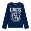 Блуза с памук с лого GUESS KIDS