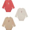 Боди с дълги ръкави - 3 броя GUESS KIDS