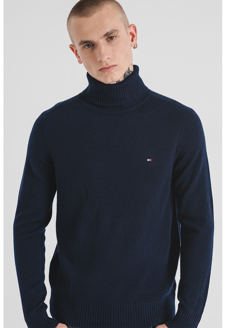 Вълнено поло с лого Tommy Hilfiger