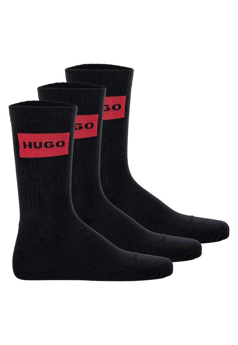 Дълги чорапи с лого - 3 чифта HUGO