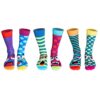 Дълги чорапи с шарка - 6 чифта United OddSocks