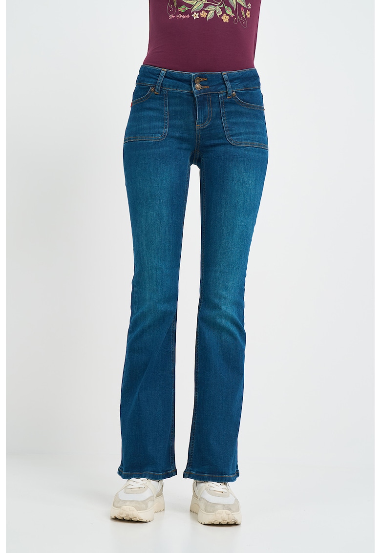 Дънки с памук с широк крачол Lee Cooper