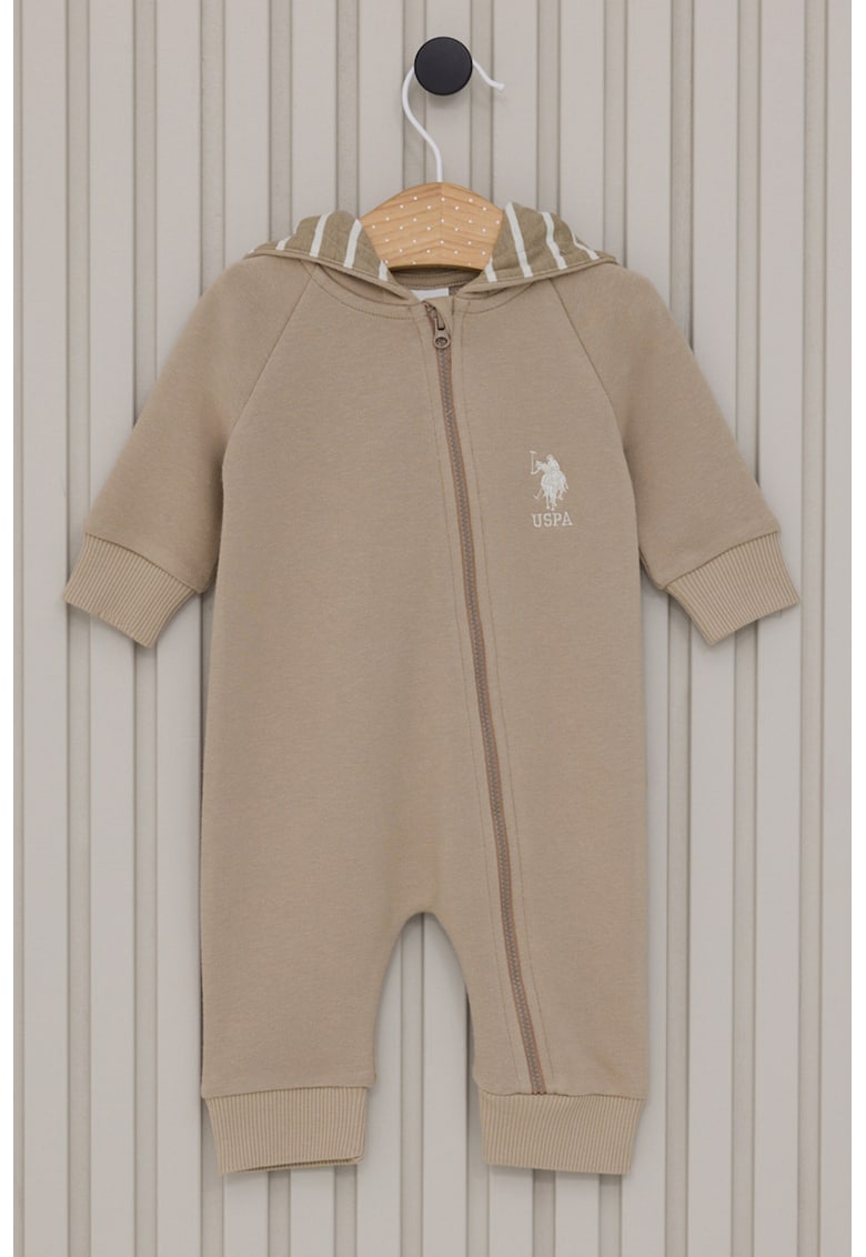 Едноцветен гащеризон с цип US Polo Assn