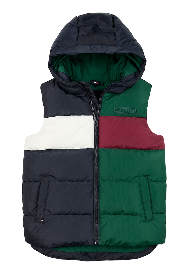 Елек с качулка и контрасти Tommy Hilfiger