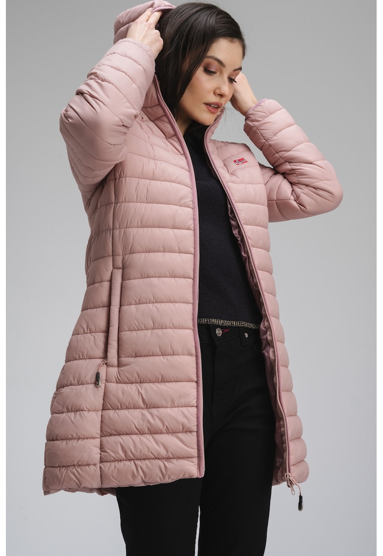 Зимна капитонирана парка Atika с качулка Geographical Norway