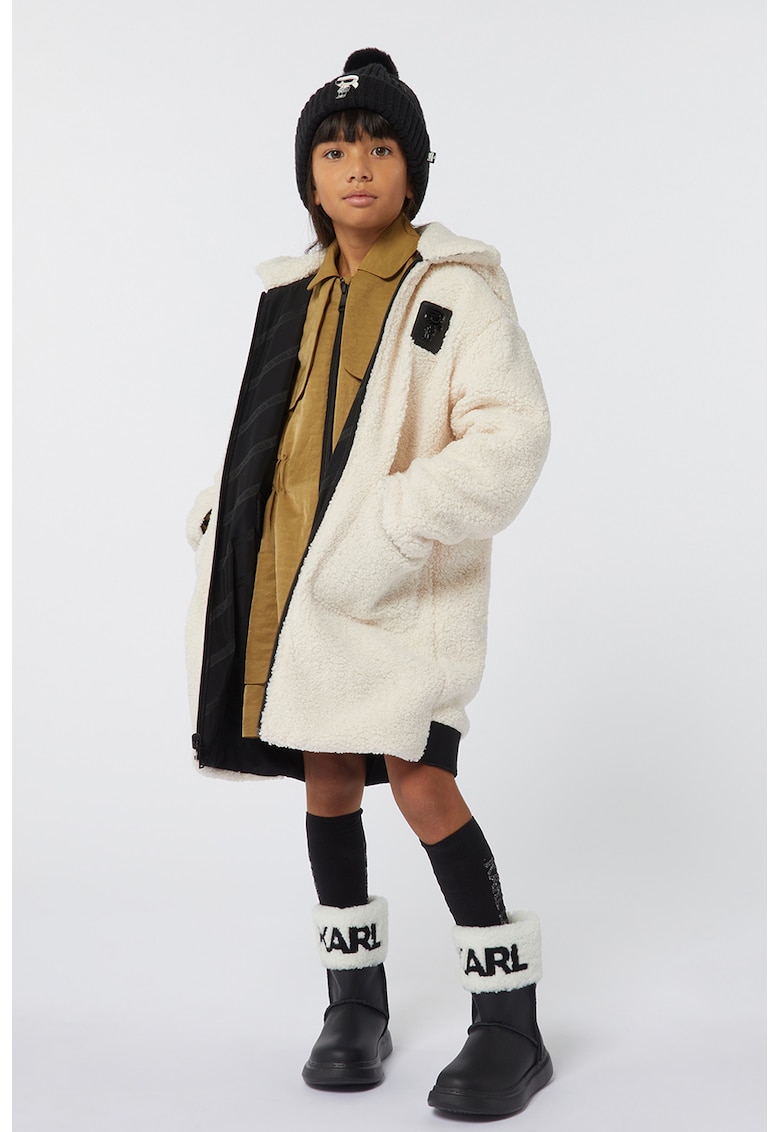 Зимно двулицево яке KARL LAGERFELD KIDS