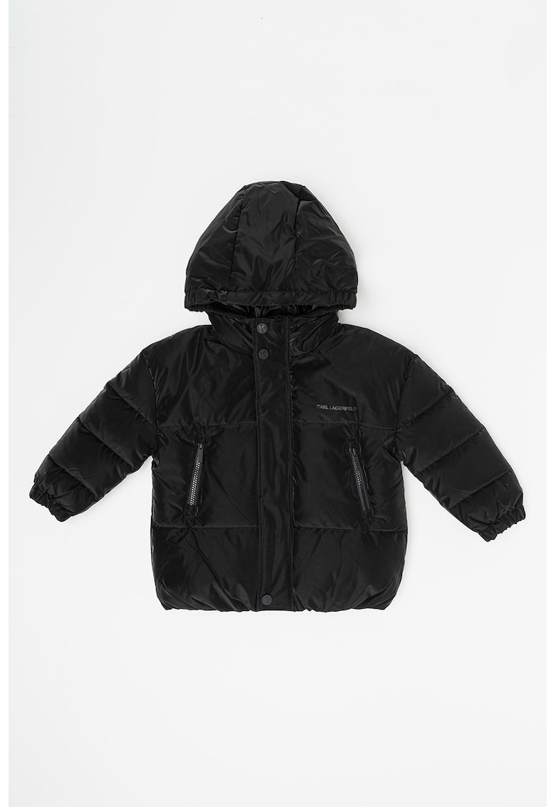 Зимно яке с джобове с цип KARL LAGERFELD KIDS