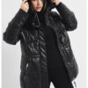 Зимно яке с качулка и връзка DKNY