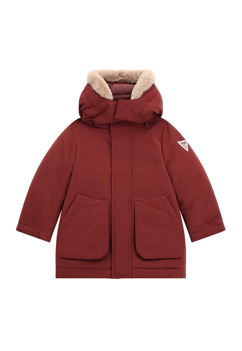 Зимно яке с отделяща се качулка GUESS KIDS