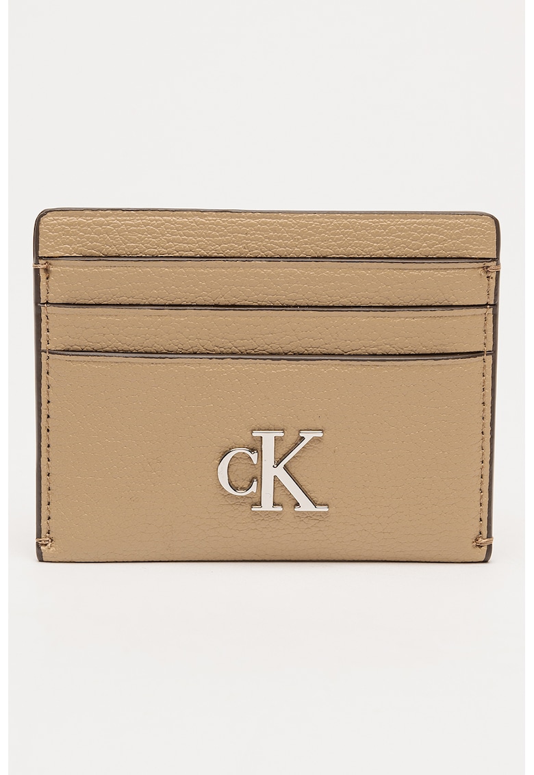 Калъф за карти от еко кожа с лого CALVIN KLEIN JEANS