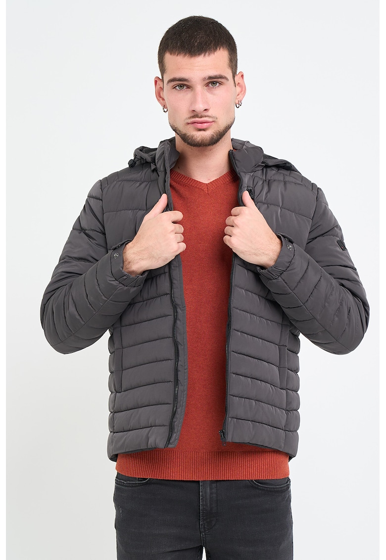 Капитонирано зимно яке с качулка Lee Cooper