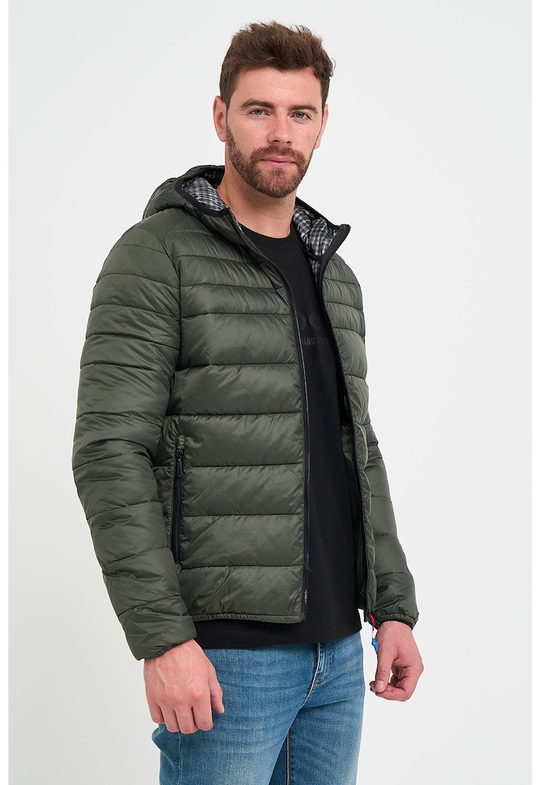 Капитонирано зимно яке с качулка Lee Cooper