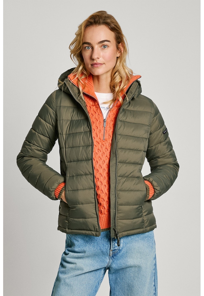 Капитонирано зимно яке с качулка Pepe Jeans London