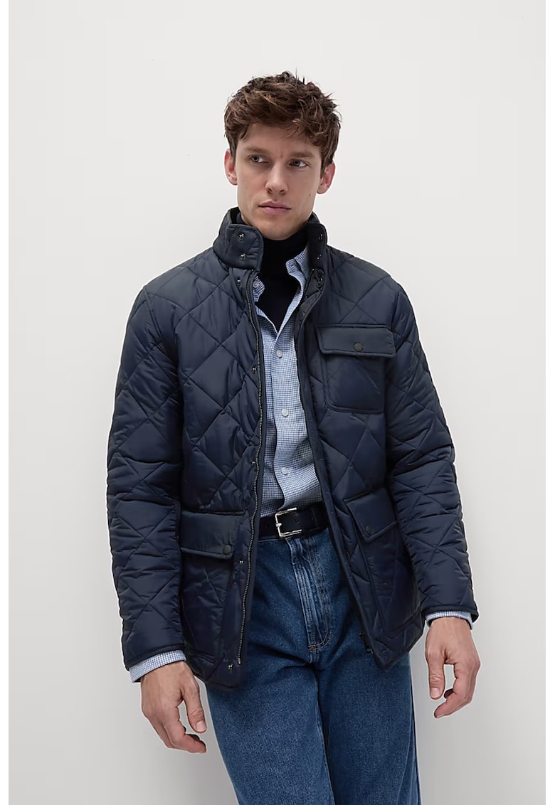 Капитонирано яке с джобове и ниска яка Marks  Spencer