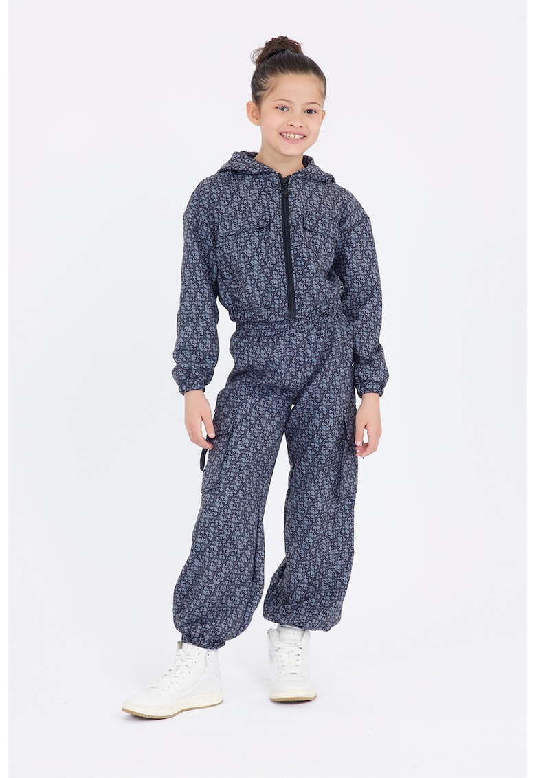 Карго спортен панталон с лого и еластична талия GUESS KIDS