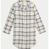 Карирана нощница с памук Marks Spencer