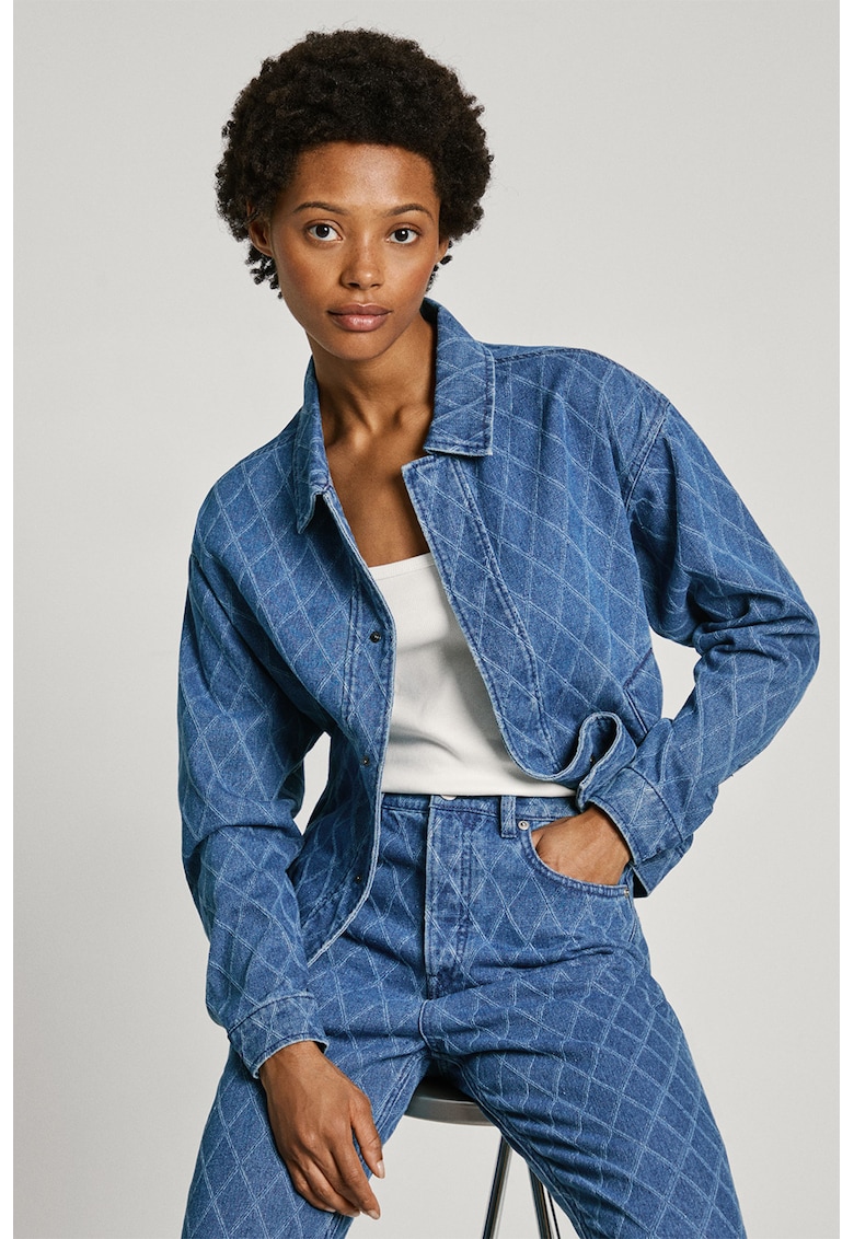 Карирано яке със стандартна кройка Pepe Jeans London