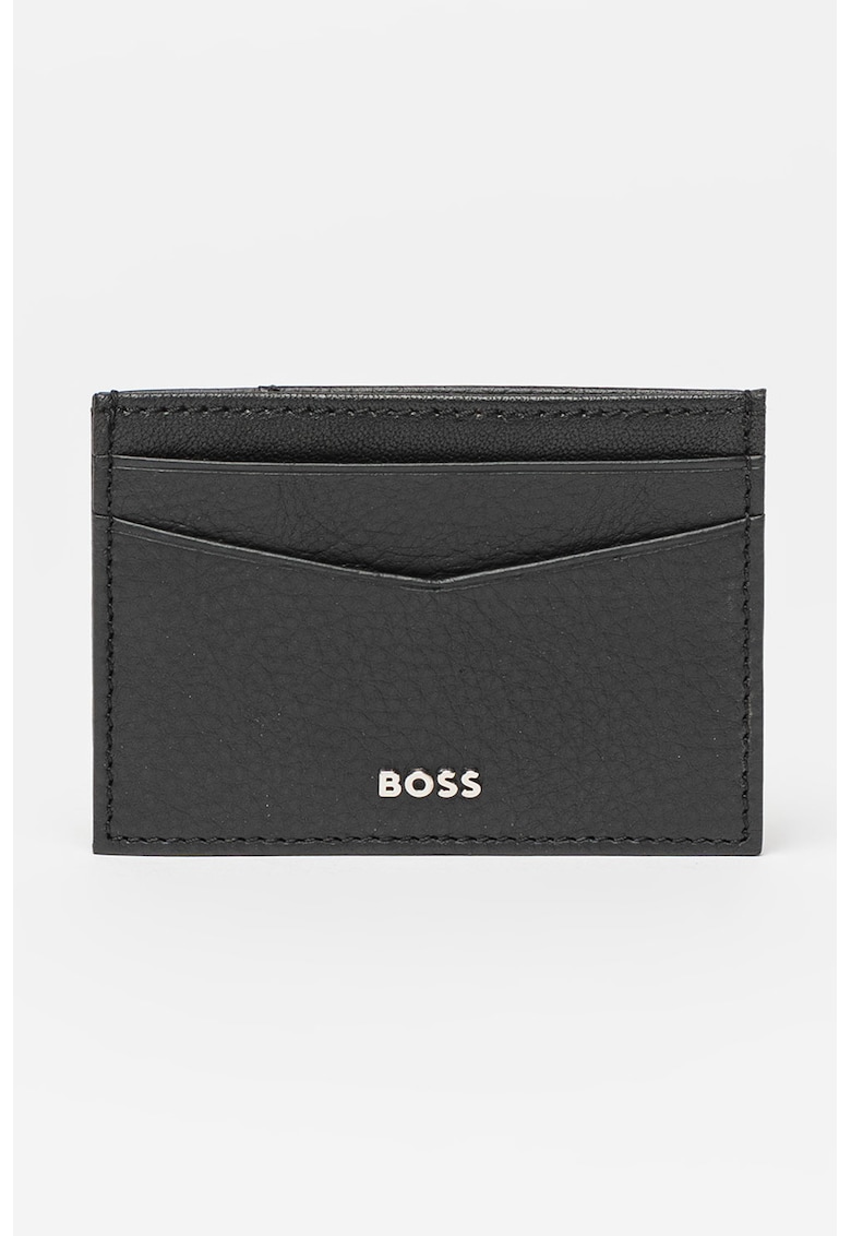Кожен калъф за карти Crosstown с клипс BOSS