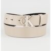 Кожен колан с лого на токата CALVIN KLEIN JEANS