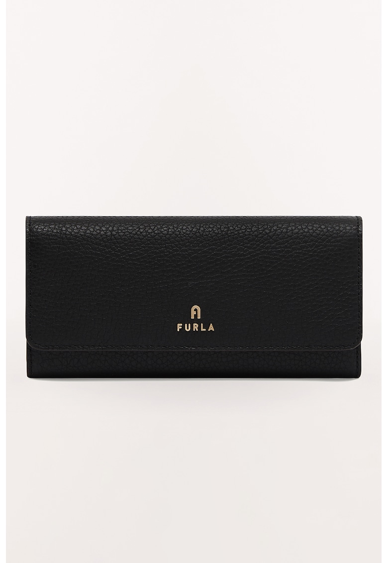 Кожено портмоне Camelia с разделителен джоб с цип Furla
