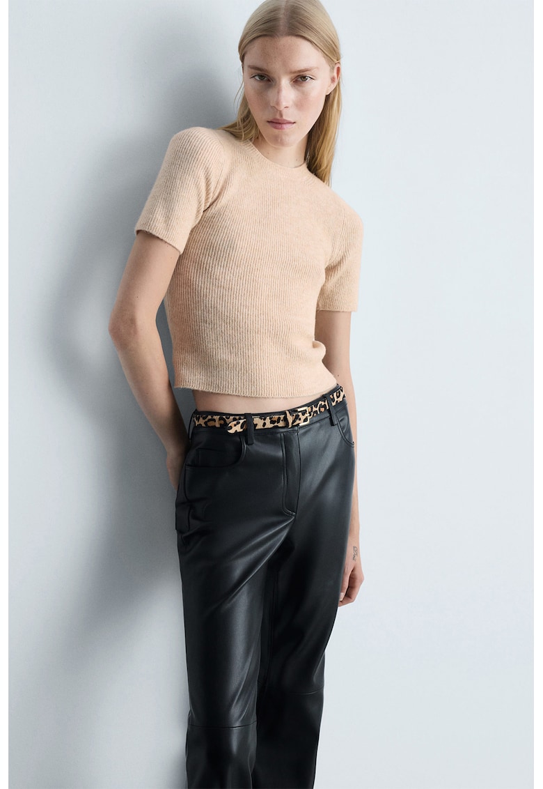 Къс пуловер Camisete с къси ръкави Mango