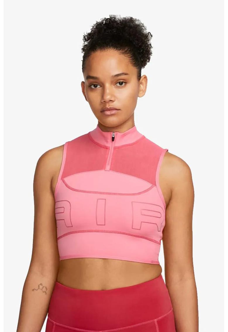 Къс топ за бягане с Dri-Fit Nike