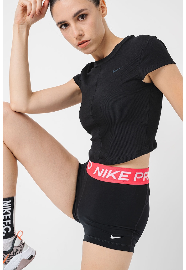 Къса тениска One за фитнес Nike