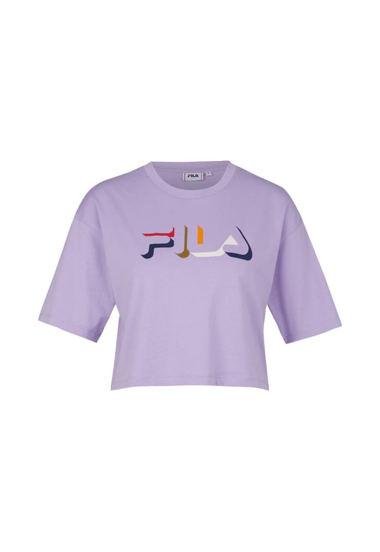Къса тениска с лого Fila