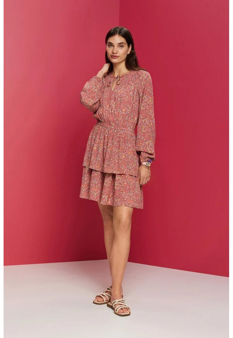 Къса флорална рокля Esprit