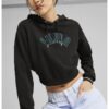 Късо худи Classics с лого Puma