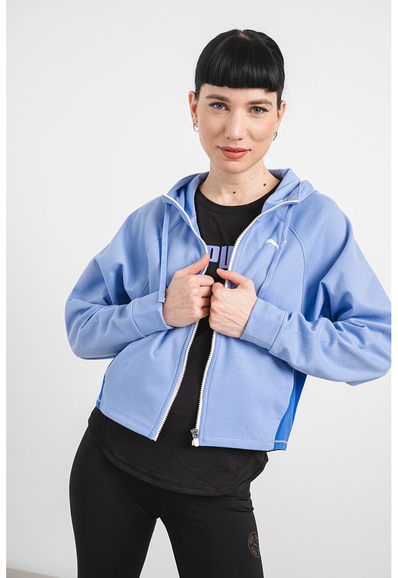 Късо худи за тренировка с цип Puma