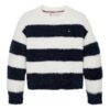 Мъхест пуловер с райе Tommy Hilfiger