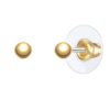 Обеци с покритие от 14K злато Yokoamii