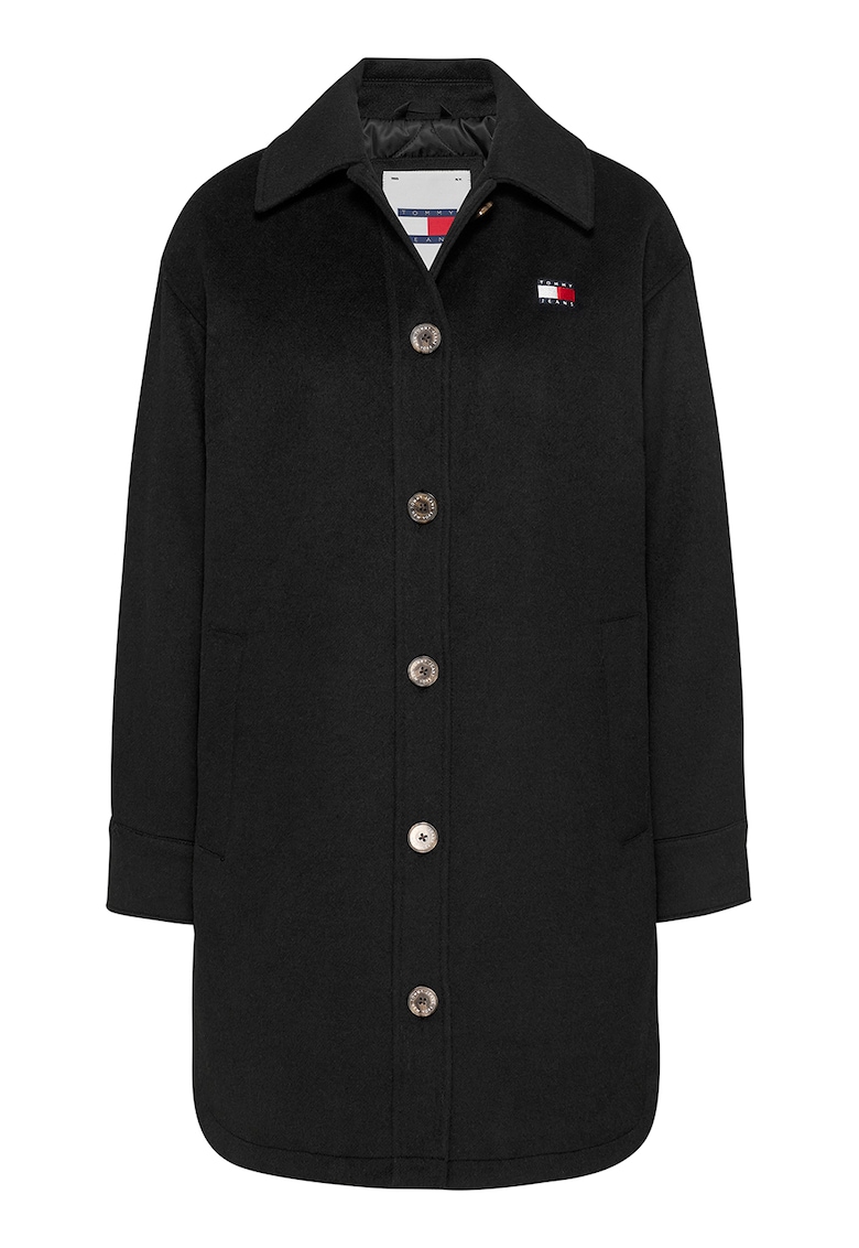 Палто с вълна Tommy Jeans