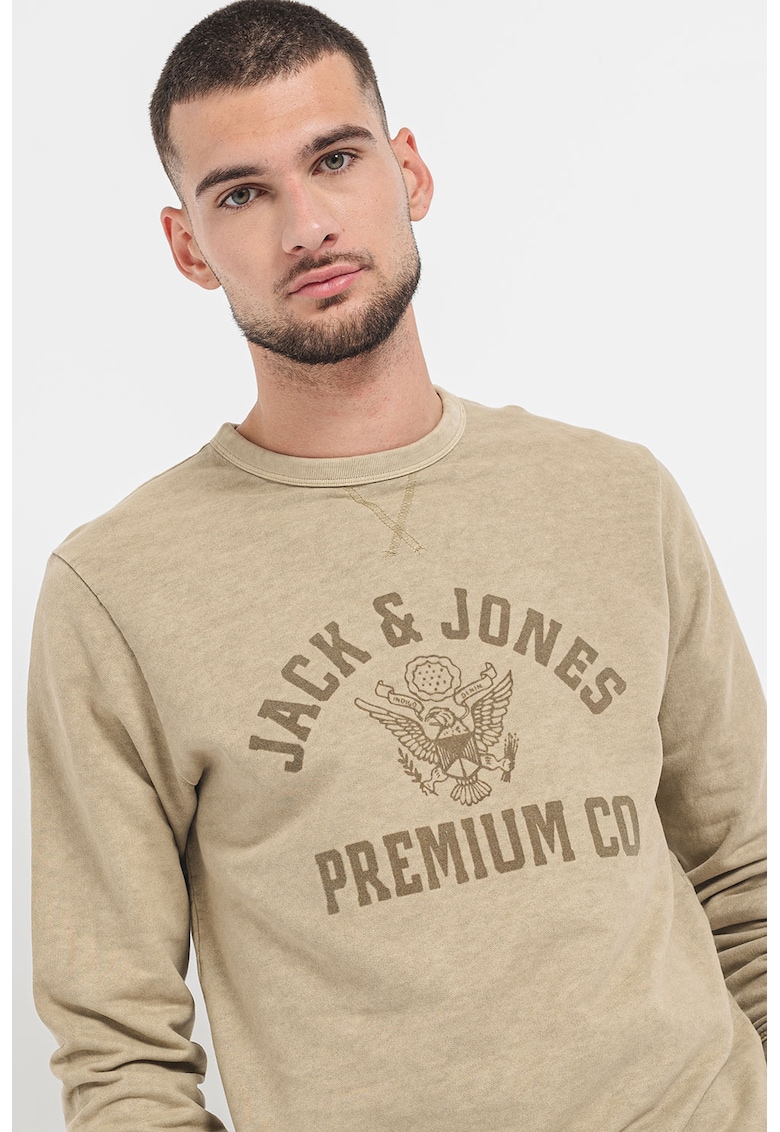 Памучен суитшърт с надпис Jack  Jones