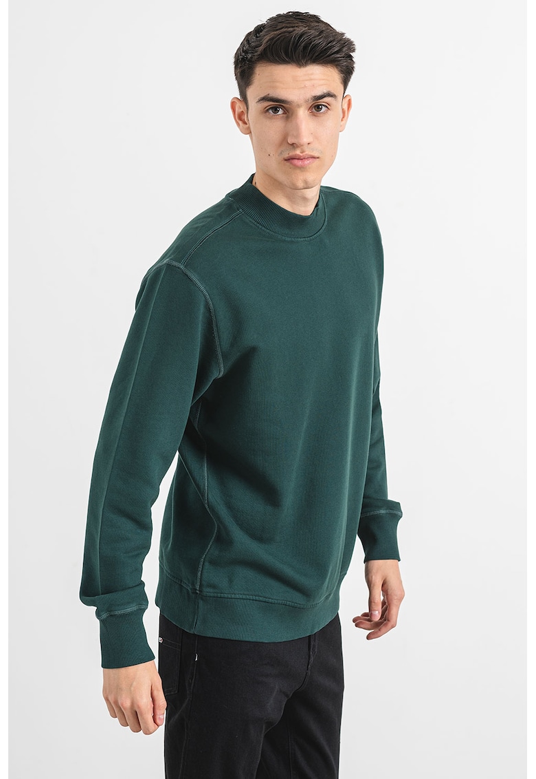 Памучен суитшърт с паднали ръкави CALVIN KLEIN JEANS