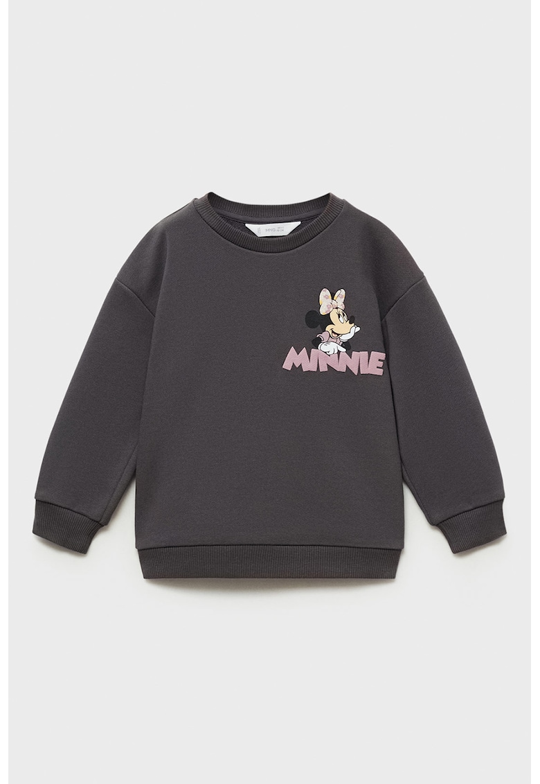 Памучен суитшърт с принт на Minnie Mouse Mango