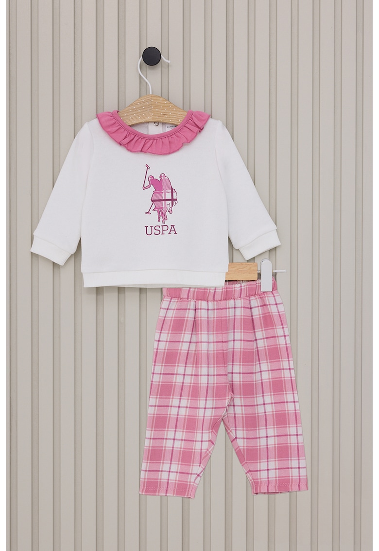 Памучна блуза и панталон - 2 части US Polo Assn