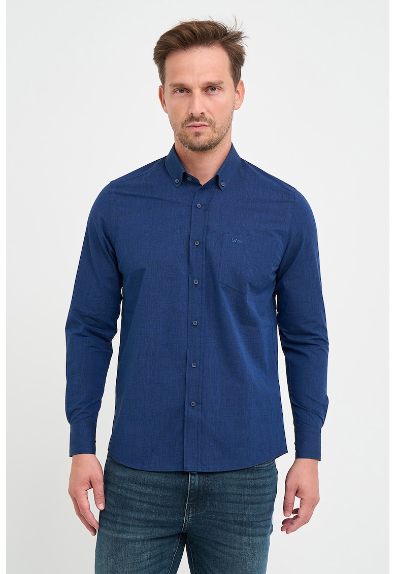 Памучна риза с дълги ръкави Lee Cooper