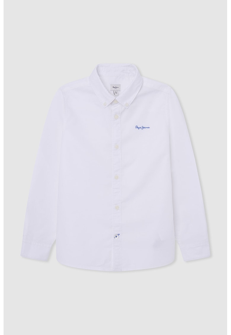 Памучна риза с лого Pepe Jeans London