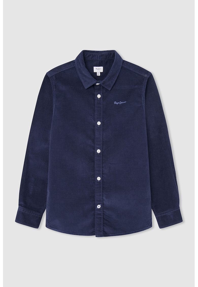 Памучна риза с лого Pepe Jeans London