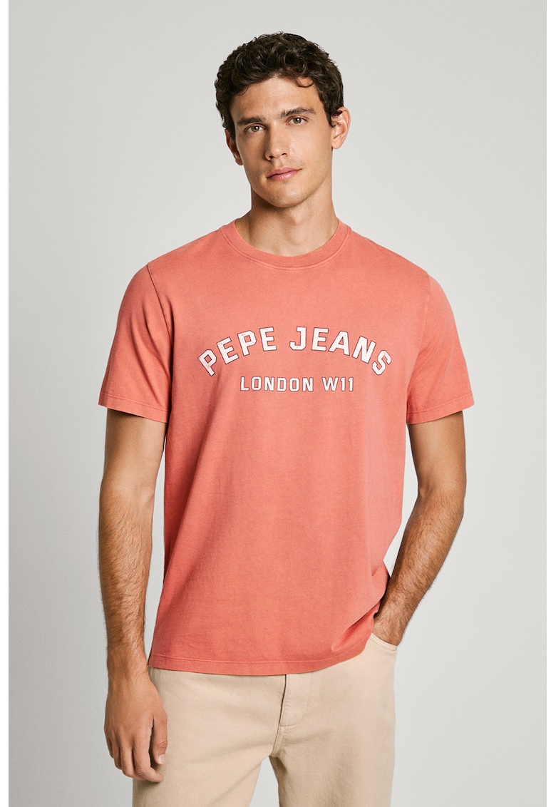 Памучна тениска Aldridge с лого Pepe Jeans London