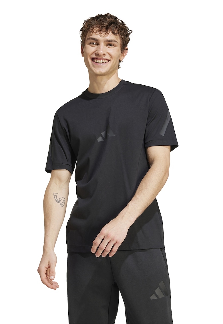 Памучна тениска Z.N.E с лого adidas Sportswear