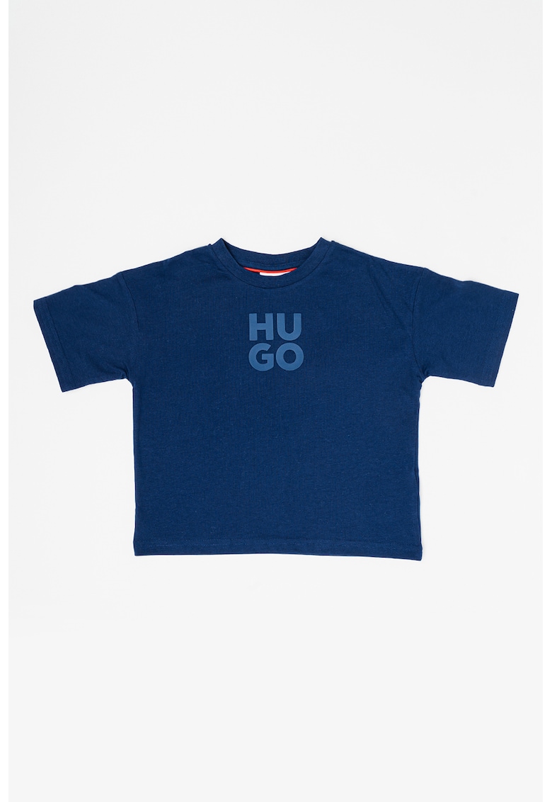 Памучна тениска с лого HUGO