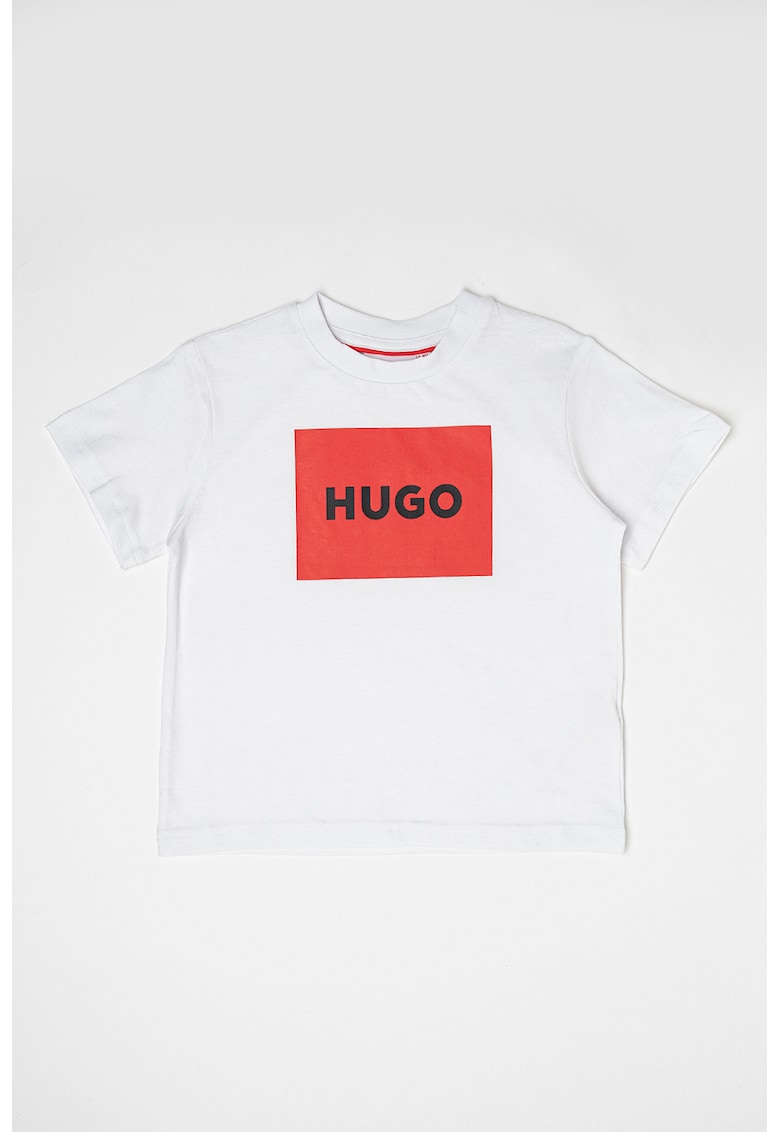Памучна тениска с лого HUGO