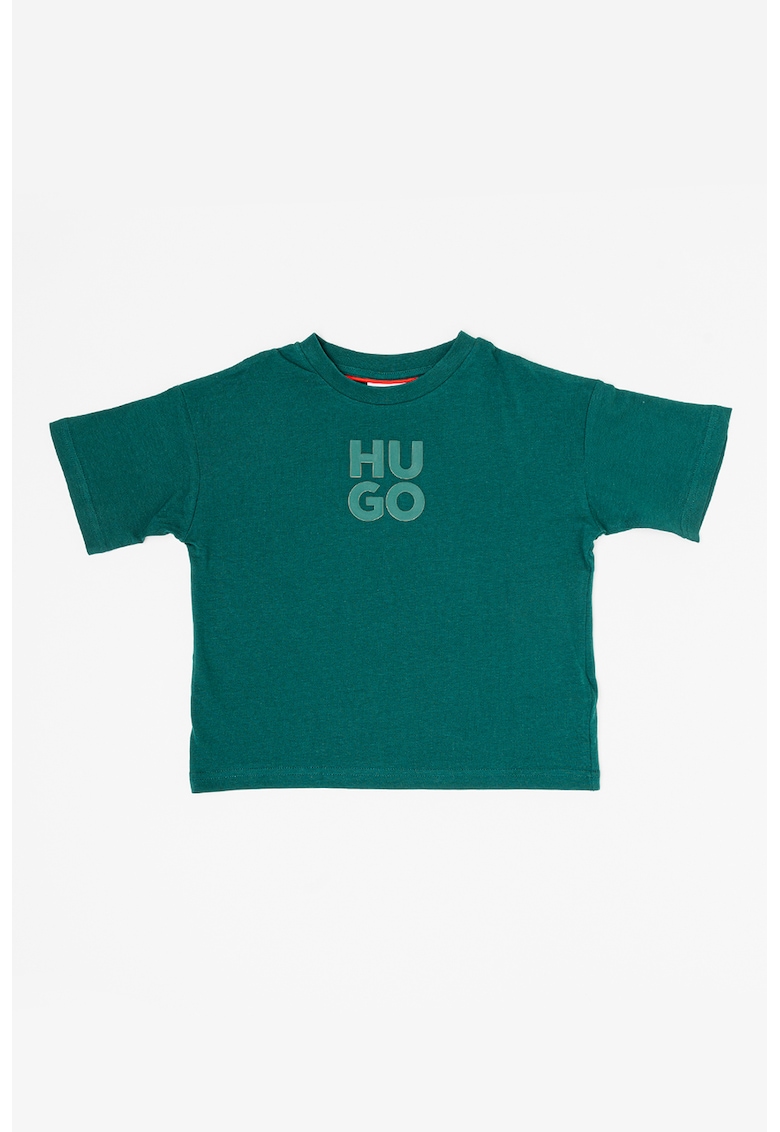 Памучна тениска с лого HUGO