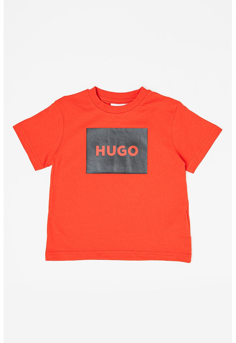 Памучна тениска с лого HUGO
