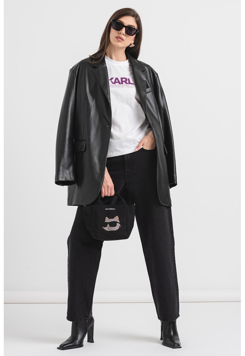 Памучна тениска с лого Karl Lagerfeld