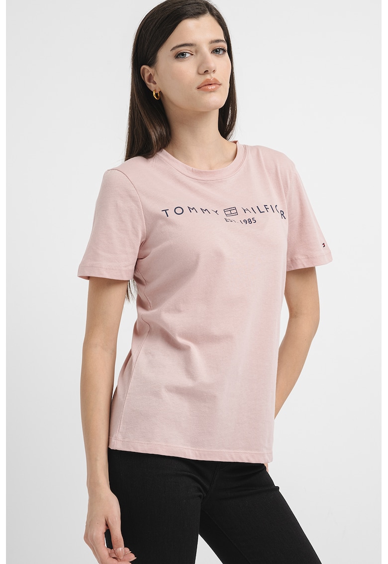 Памучна тениска с лого Tommy Hilfiger